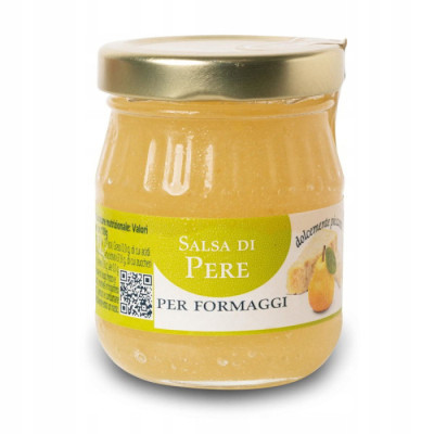 SALSA DI PERA 100G (MOSTARDA SŁODKO - PIKANTNA DO SERÓW) BEZGLUTENOWE