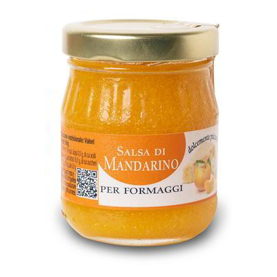 SALSA DI MANDARINO 100g ( MOSTARDA SŁODKO- PIKANTNA DO SERÓW) BEZGLUTENOWE