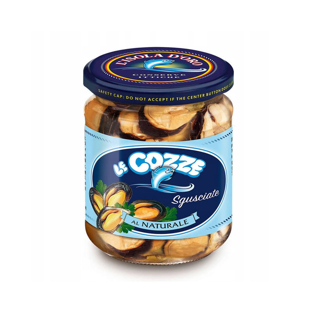 Sos Małże Łuskane w zalewie naturalnej L'Isola d'Oro 190g