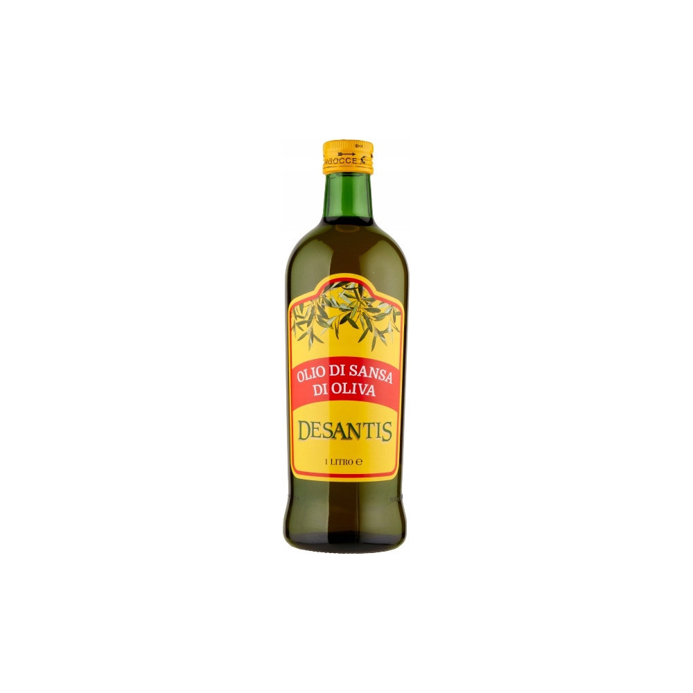 Oliwa z Oliwek Włoska do Smażenia Desantis Olio di Sansa 1L DATA 28
