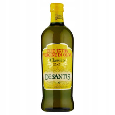 Oliwa z Oliwek Włoska Desantis Olio Extra Vergine Classico 1Ldata 03.2027