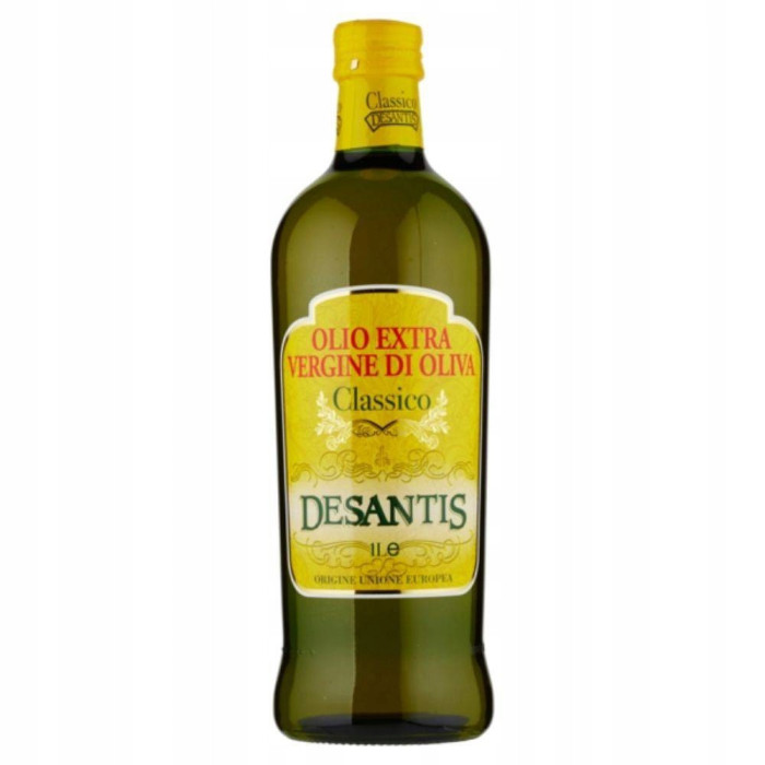 Oliwa z Oliwek Włoska Desantis Olio Extra Vergine Classico 1Ldata 03.2027