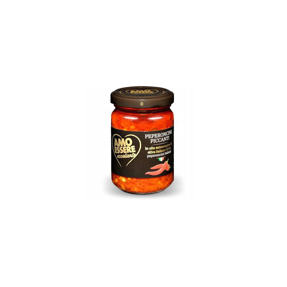 Pasta Peperoncini Piccanti in Olio extra vergine italiano 40% 125g KETO!!!