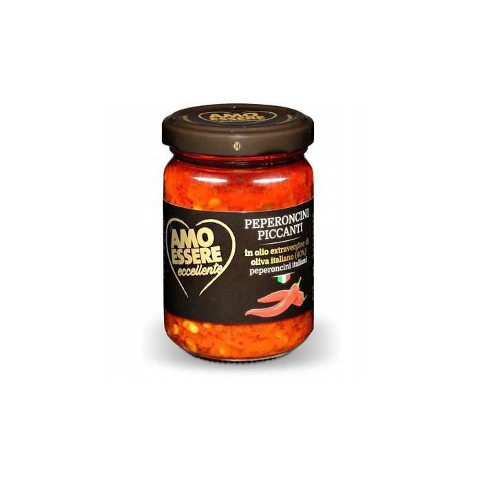 Pasta Peperoncini Piccanti in Olio extra vergine italiano 40% 125g KETO!!!