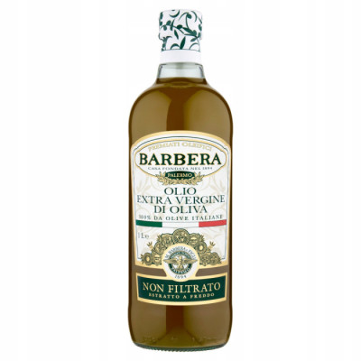 Oliwa z Oliwek Włoska Barbera Extra Vergine Non Filtrato 1L 100% SICILIA