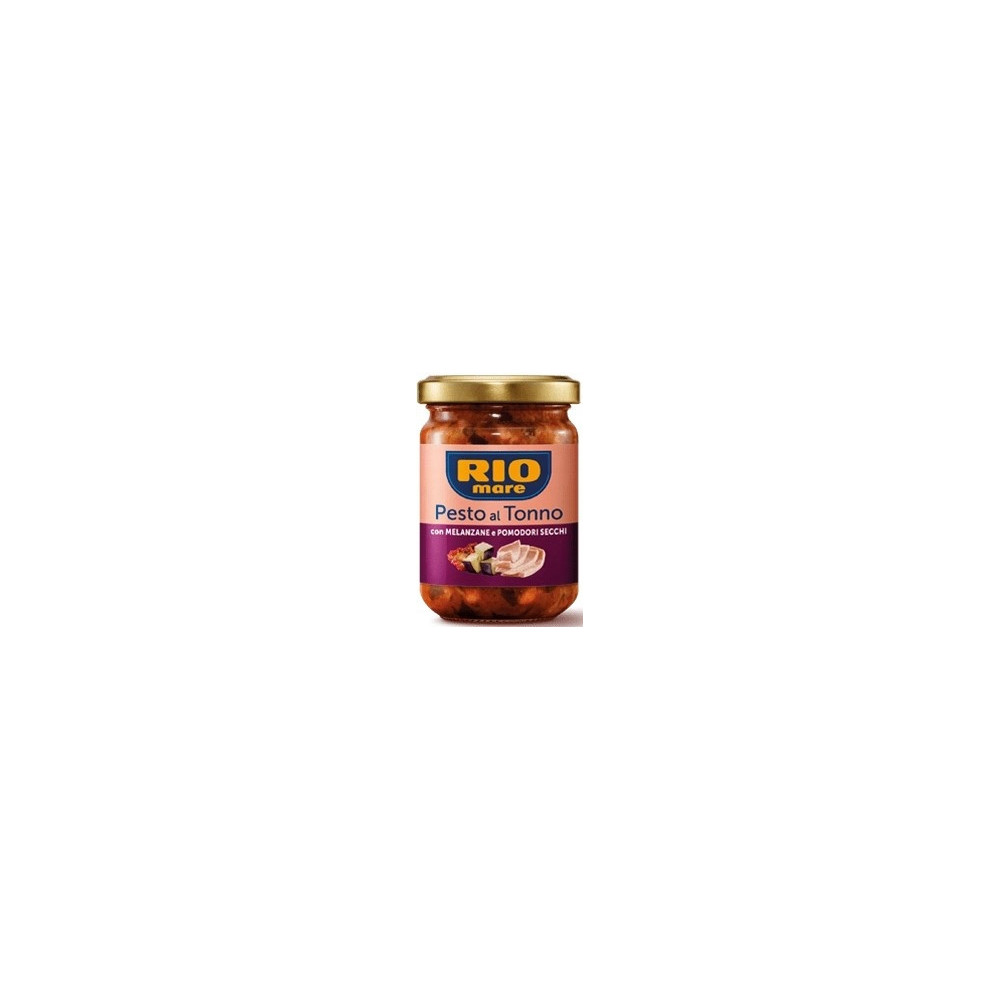 Pesto Rio Mare z tuńczykiem bakłażanem i pomidory suszone 130g