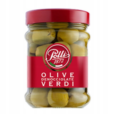 Włoskie Oliwki zielone drylowane 290g