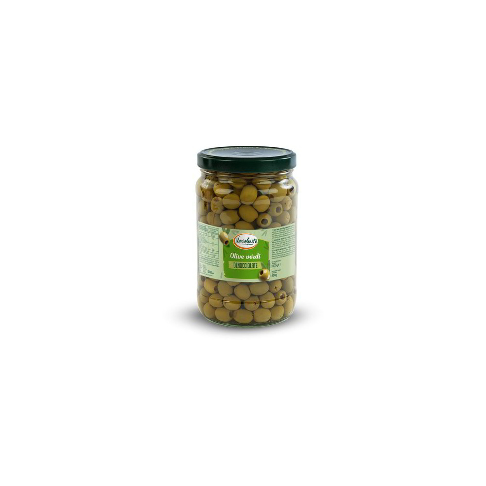 Włoskie zielone oliwki OLIVE VERDI BEZ PESTEK 1675g