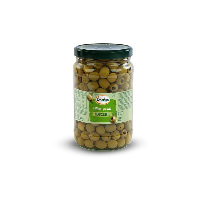 Włoskie zielone oliwki OLIVE VERDI BEZ PESTEK 1675g