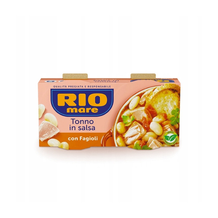 Rio Mare Tonno in salsa con Fagioli 2x160g
