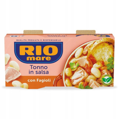Rio Mare Tonno in salsa con Fagioli 2x160g