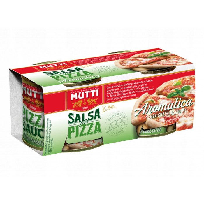 Sos do pizzy Mutti pomidorowy z przyprawami WŁOSKI ORYGINAŁ 2x210g