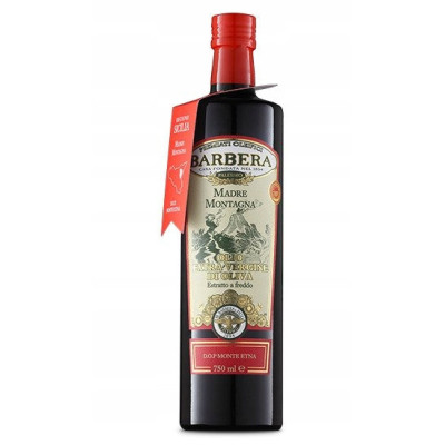 Oliwa z Oliwek Włoska BARBERA MADRE MONTAGNA Monte Etna DOP 750ml