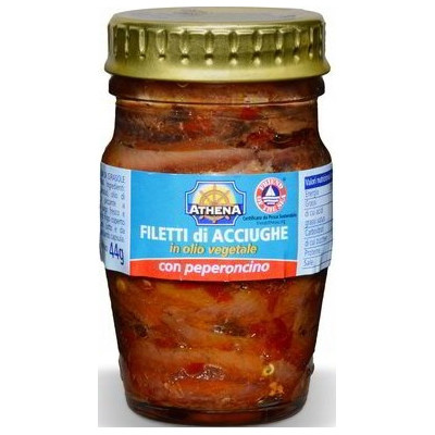 Filetti di Acciughe con Peperoncino 80g OSTRE !!! KETO !!!