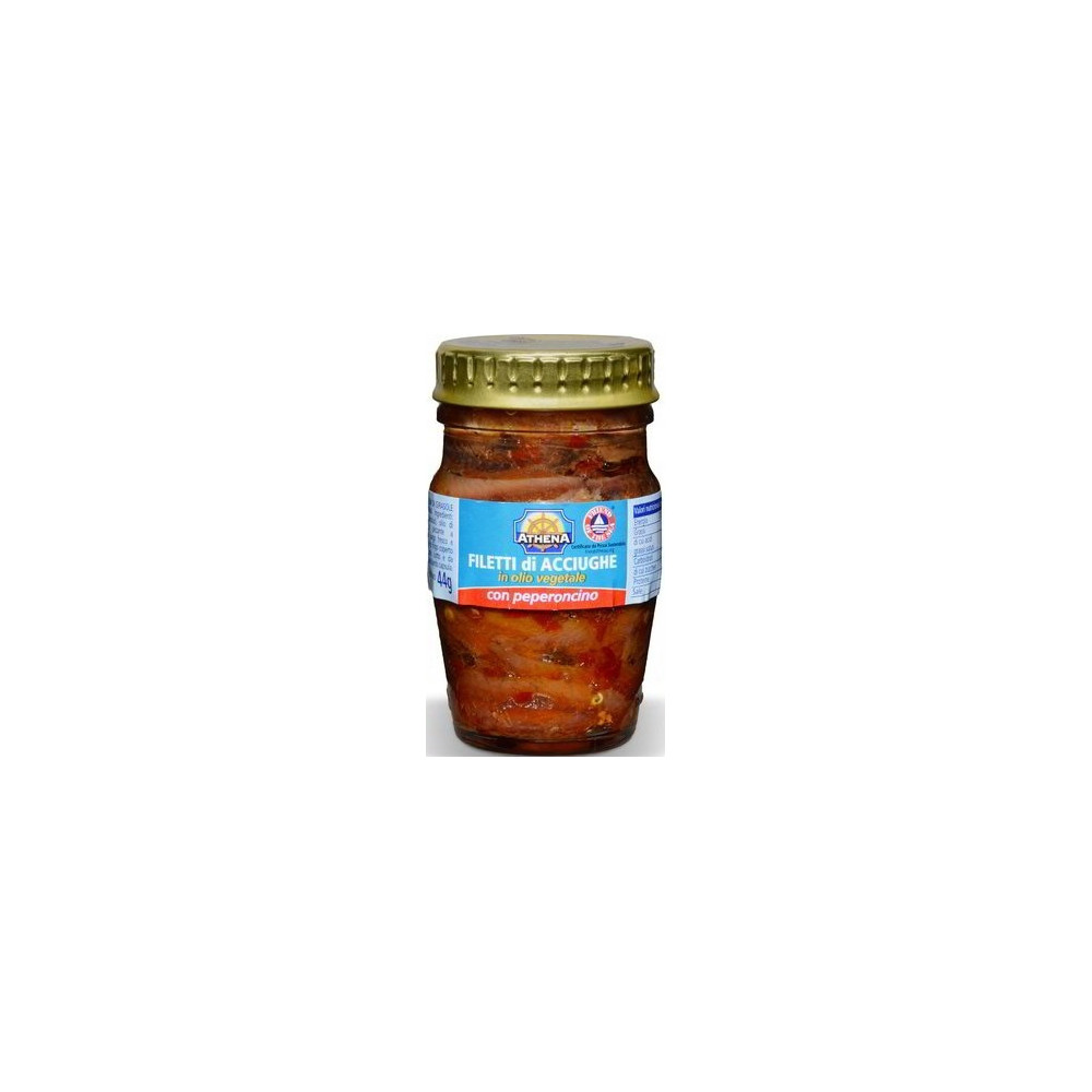 Filetti di Acciughe con Peperoncino 80g OSTRE !!! KETO !!!