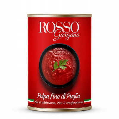 Pomidory Polpa Włoskie Rosso Gargano di Puglia 400g