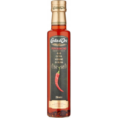 Oliwa z Oliwek Włoska Costa d`Oro Exta Vergine di Oliva Peperoncino 250ml