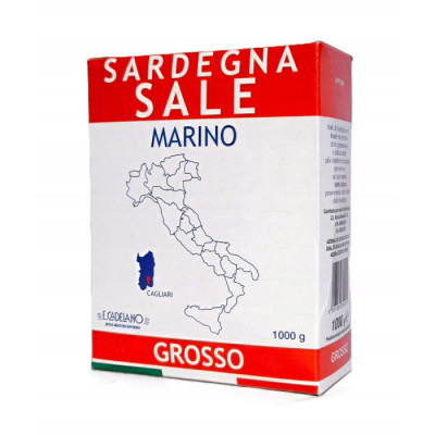 E.CADELANO SARDEGNA Sale Marino Grosso 1kg SÓL Z SARDYNII