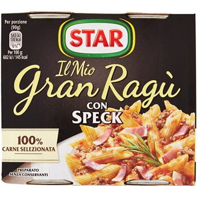 Sos Włoski do makaronu Star IL Mio Gran Ragu con Speck 2x180g Bezglutenowy