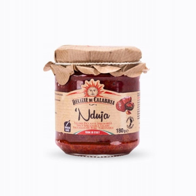 Nduja Pikantna salami z peperoni Delizie Di Calabria 180g