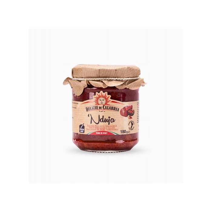 Nduja Pikantna salami z peperoni Delizie Di Calabria 180g