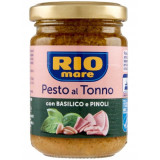 Pesto Rio Mare z tuńczykiem bazylią i orzeszkami pini 130g