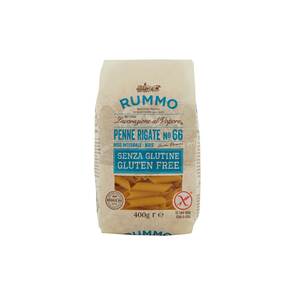 Rummo Penne Rigate n.66 bezlepkové italské | Aqua e Sale