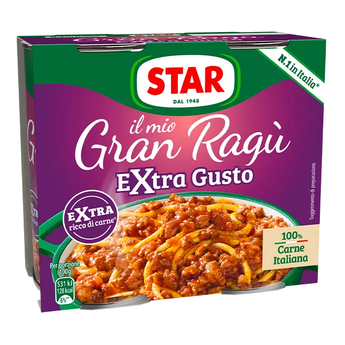 Star IL Gran Ragu Extra Gusto olasz tésztaszósz | Aqua e Sale