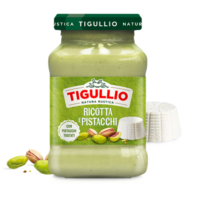 Pesto Tigullio ricotta i pistacja 185 g bez | Aqua e Sale