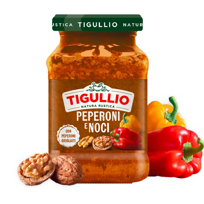 Tigullio Pepper & Walnut Pesto 185 g Gluten-Free | Aqua e Sale
