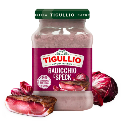 Tigullio Radicchio & Speck Pesto 185 g | Aqua e Sale