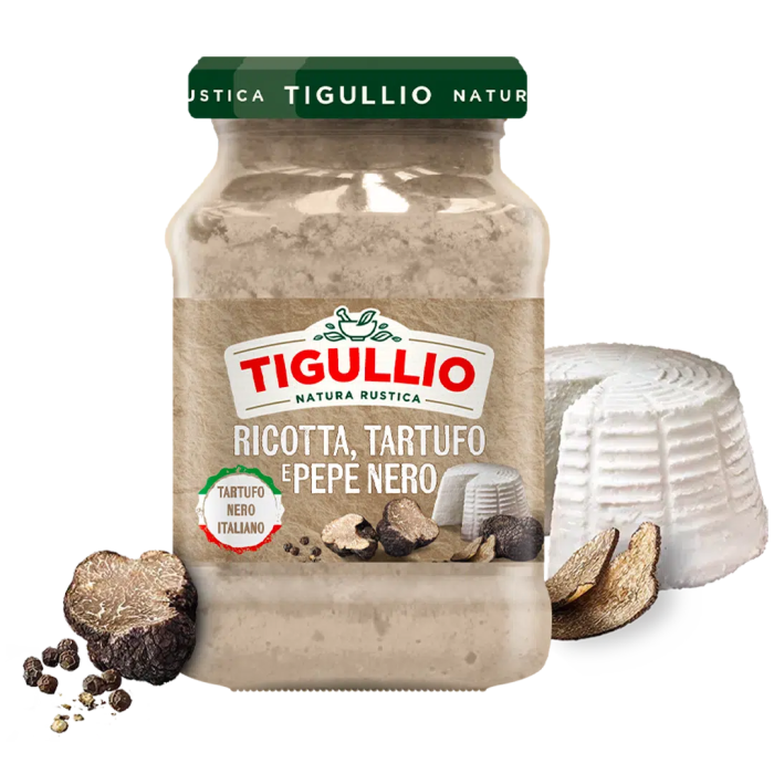 Tigullio трюфел и черен пипер Pesto 185 g без | Aqua e Sale