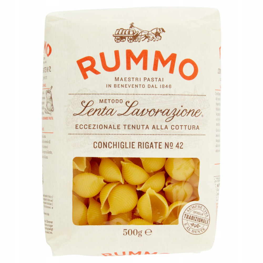 Makaron Włoski Rummo Conchiglie Rigate n.42 500g