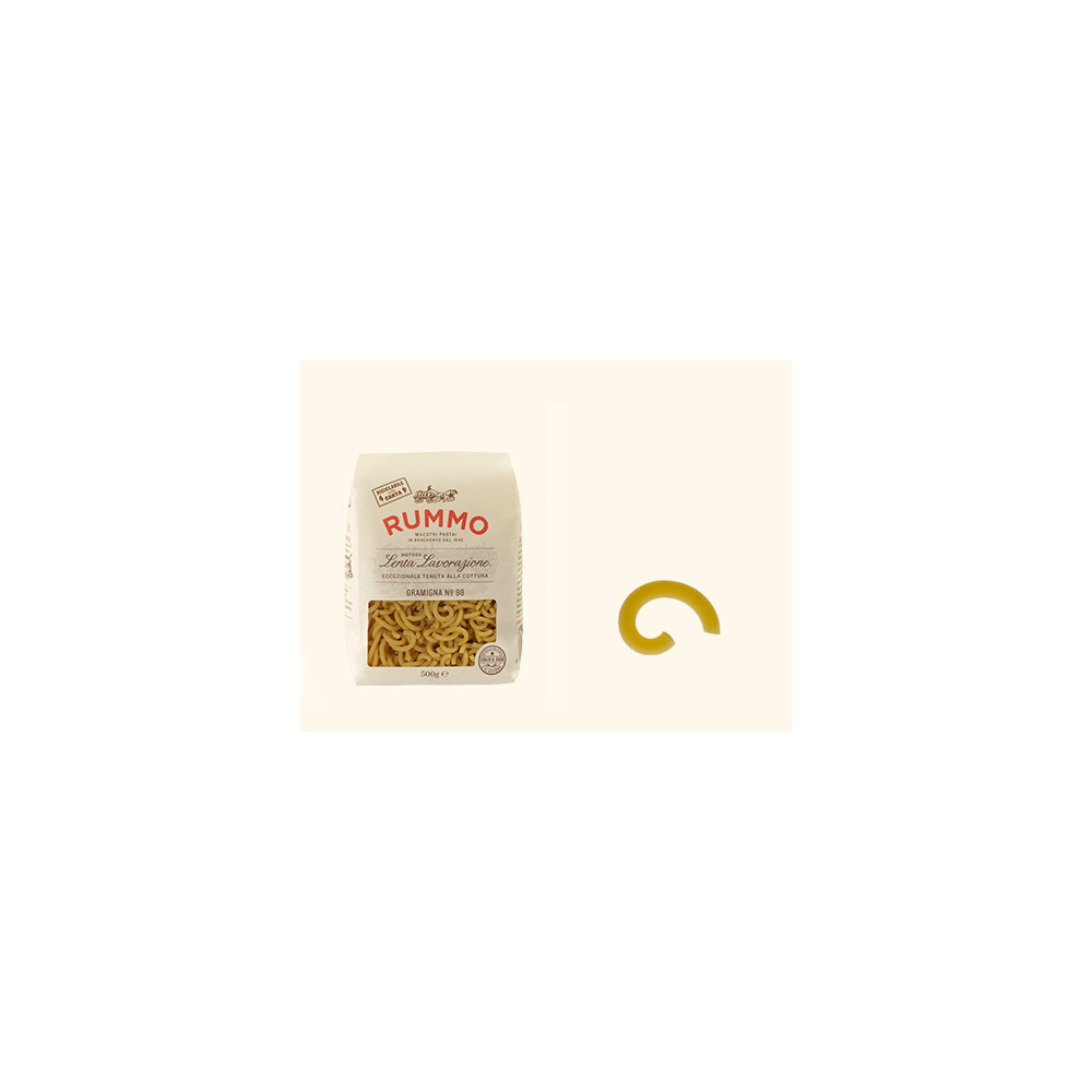 Rummo Gramigna n.98 Italian Pasta 500 g | Aqua e Sale