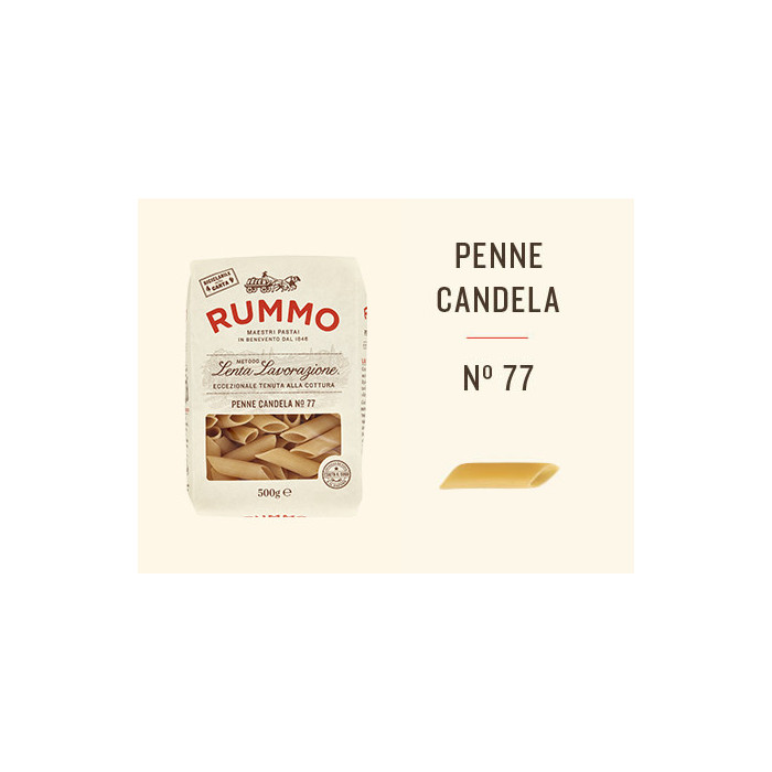 Rummo Penne Candela n.77 olasz tészta 500 g | Aqua e Sale