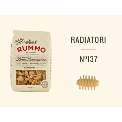 Rummo Radiatori n.137 italské těstoviny 500 g | Aqua e Sale