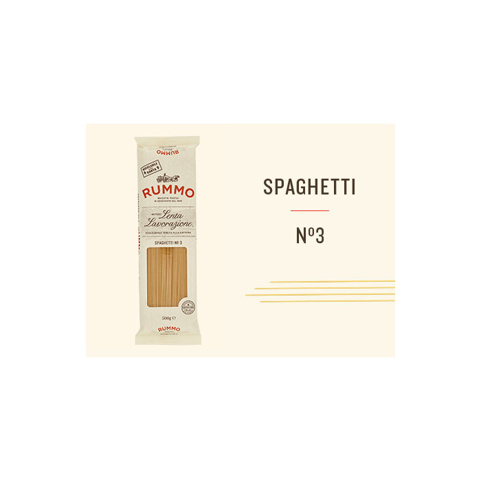 Rummo Spaghetti n.3 италианска паста 500 g | Aqua e Sale