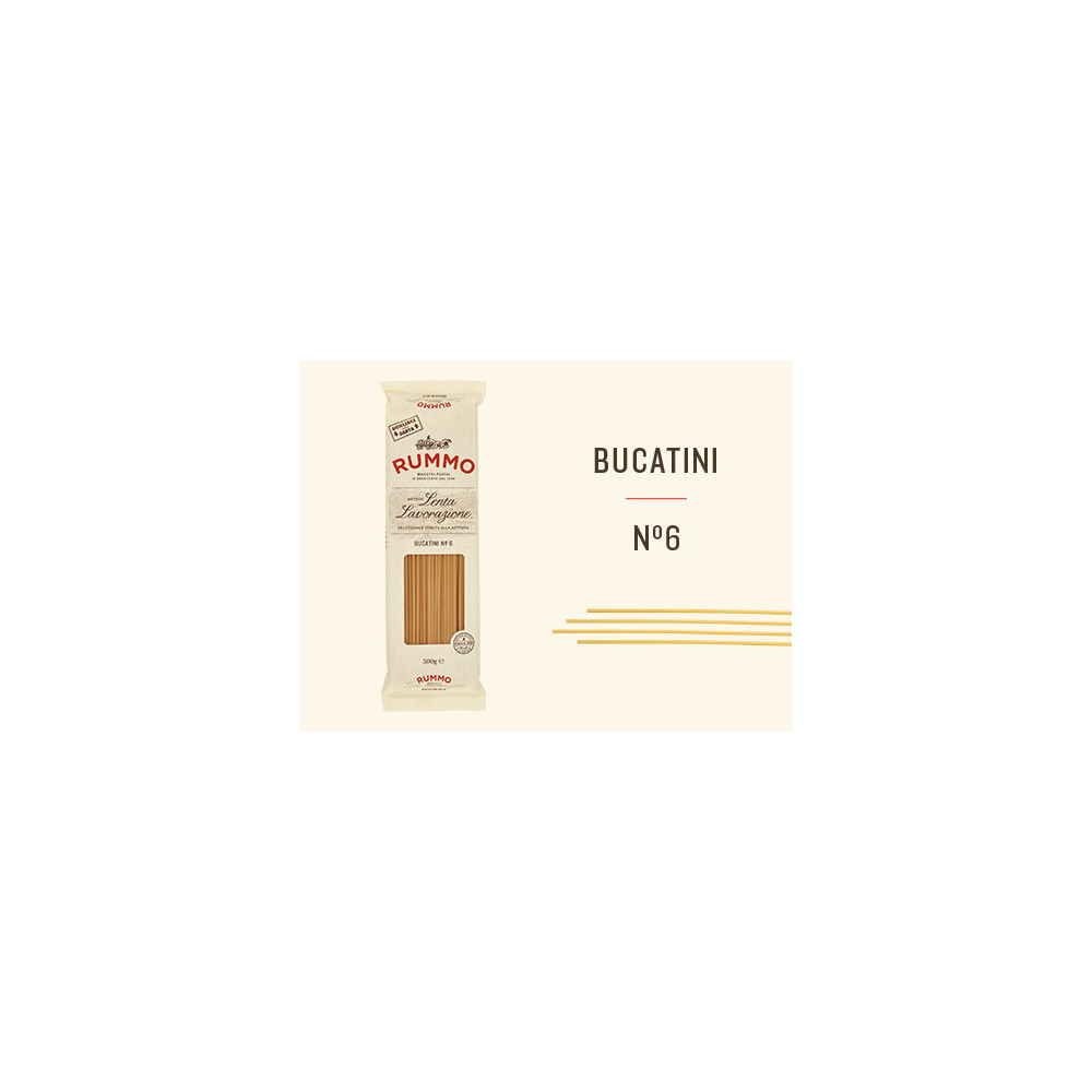 Rummo Bucatini n.6 włoski makaron 500 g | Aqua e Sale