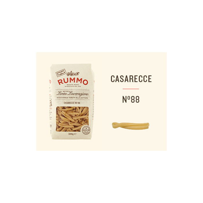 Rummo Casarecce n.88 paste italiene 500 g | Aqua e Sale