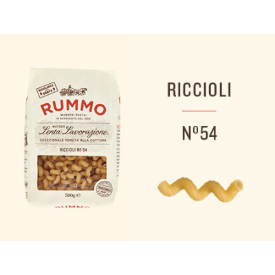Rummo Riccioli n.54 włoski makaron 500 g | Aqua e Sale