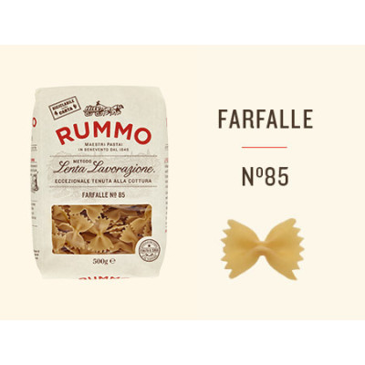 Rummo Farfalle n.85 włoski makaron 500 g | Aqua e Sale