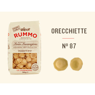Rummo n.87 Orecchiette Italian Pasta 500 g | Aqua e Sale