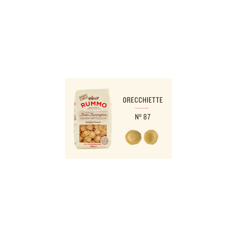 Rummo n.87 Orecchiette olasz tészta 500 g | Aqua e Sale