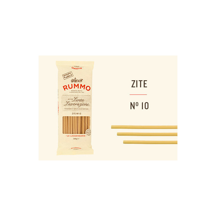 Rummo Zite n.10 olasz tészta 500 g | Aqua e Sale