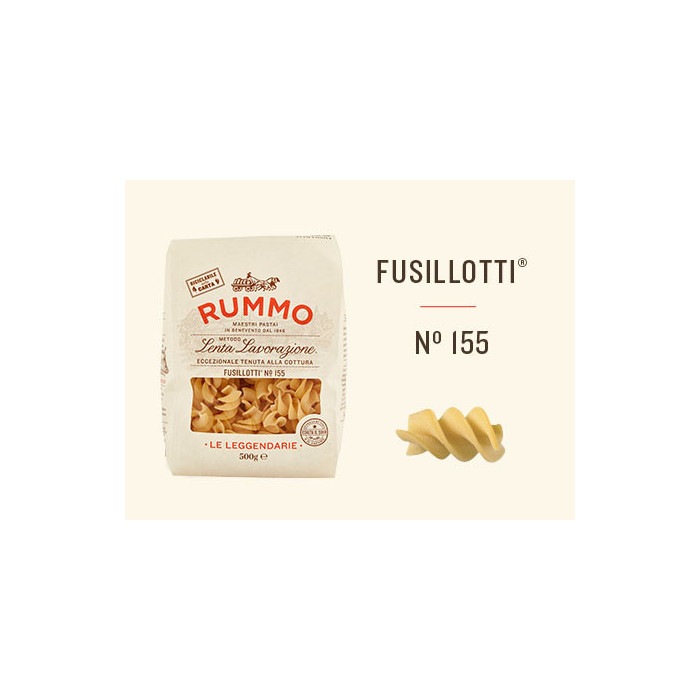 Rummo Fusillotti n.155 Italian Pasta 500 g | Aqua e Sale