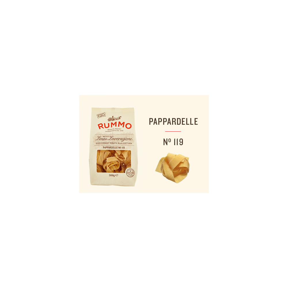 Rummo Pappardelle n.119 olasz tészta 500 g | Aqua e Sale