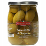 Włoskie zielone Oliwki Bella di Cerignola całe z pestką 600g