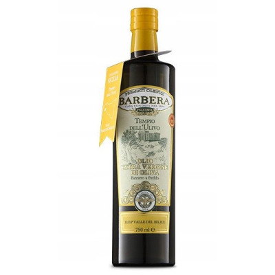 Oliwa z Oliwek Włoska BARBERA TEMPIO DELL'ULIVO Valle del Belice DOP 750ml