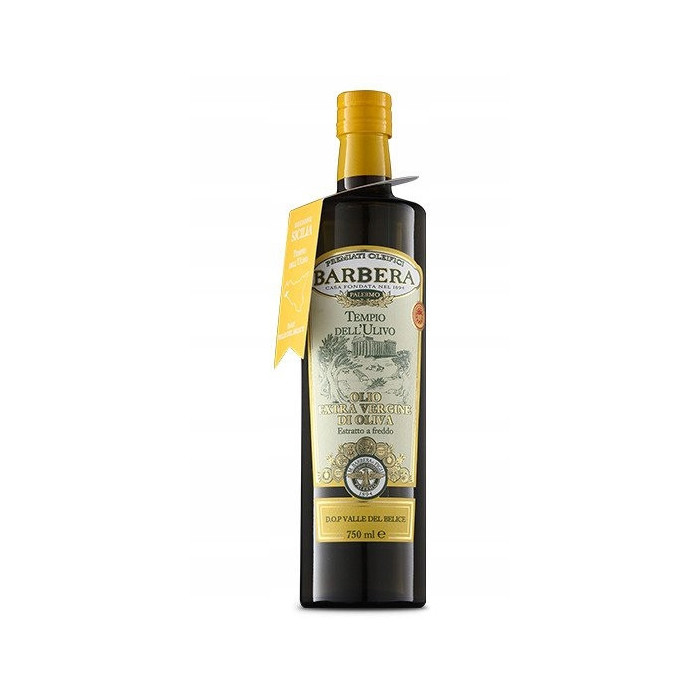 Oliwa z Oliwek Włoska BARBERA TEMPIO DELL'ULIVO Valle del Belice DOP 750ml